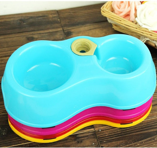 Automatic Pet Feeder Double Bowl